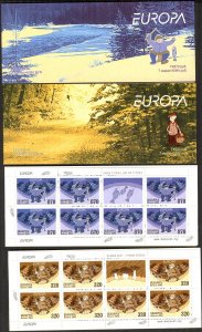 2004 Europa CEPT  Vacation Mushrooms Fishes 2 Booklets MNH**