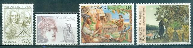 Monaco #1930-1933  MNH  Scott $10.75