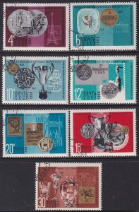 Russia 1968 Sc 3534-40 Soviet Postal Awards at Foreign Exhibitions Stamp CTO