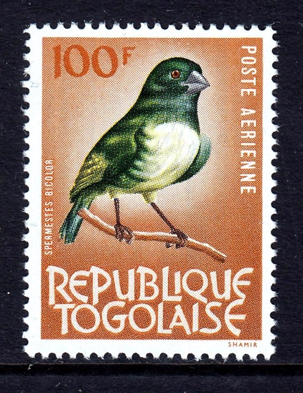 Togo 1964 Birds 100f Mint MNH SC C37 SG 362 CV £8.25