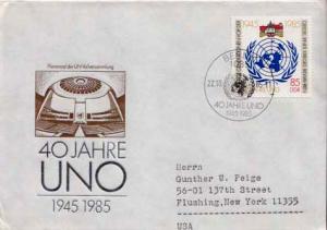 Germany D.D.R., First Day Cover, United Nations Related