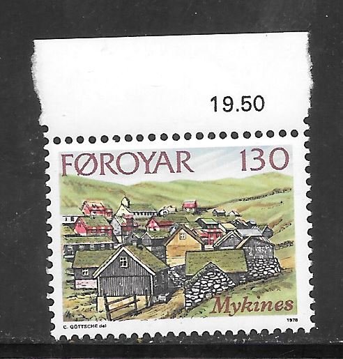 Faroe Islands #32 MNH Single