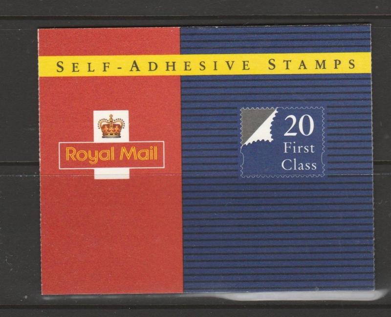 GB Booklet, 1993 Self Adhesive 20 1st Class, SG MG1