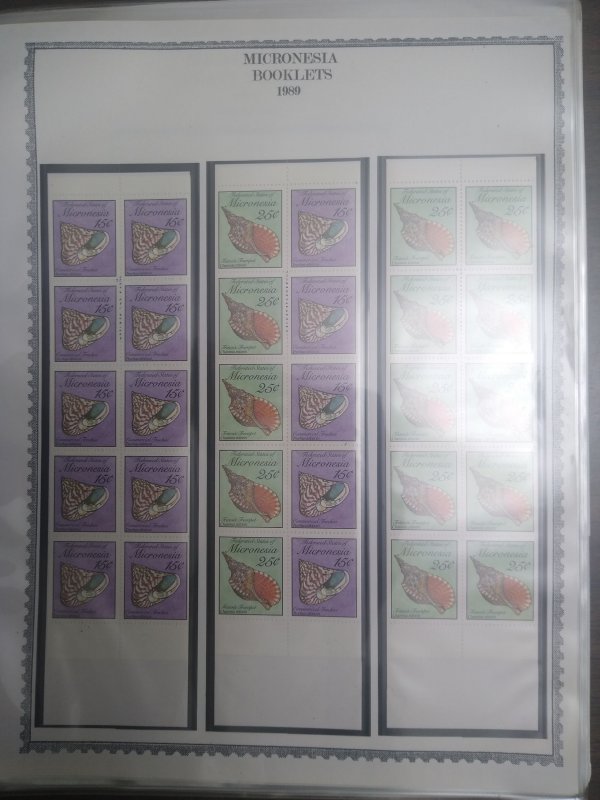 collection in album Micronesia 1984-91 face value $71