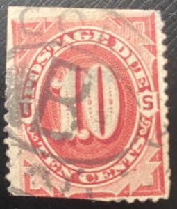 1891 Postage Due US Stamp #J26 Used 