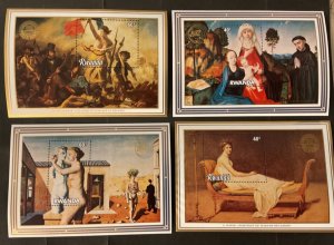 Rwanda Scott #1107-10 never hinged