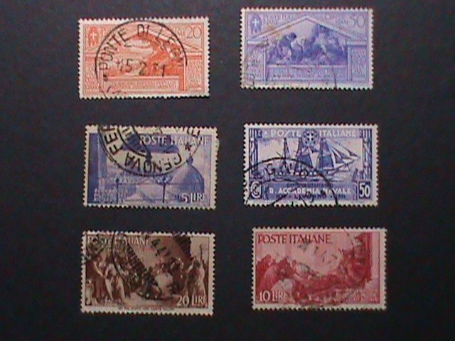 ​ITALIY-1930 OVER 92 YEARS OLD HIGH CATALOG VALUE USED STAMPS VERY FINE