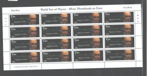 IRELAND 2005,Intl,YEAR OF PHYSICS,3 SHEETS. #1599-1601 MNH