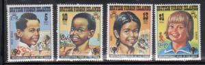 British Virgin Islands 356-9 International Year of the Child Mint NH