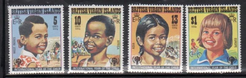 British Virgin Islands 356-9 International Year of the Child Mint NH