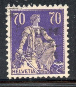 Switzerland # 142, Used. CV $ 5.50