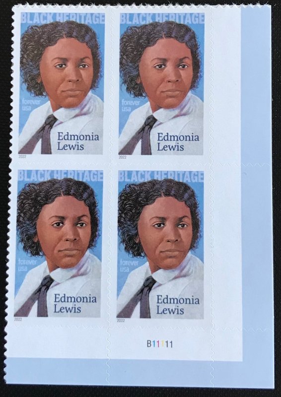 US #5663 MNH Plate Block of 4 LR Edmonia Lewis (.58)