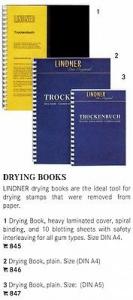 Lindner Drying Book, Plain, 10 Blotting Sheets (Item 846)