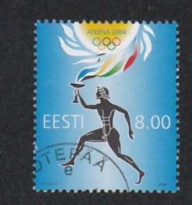 Estonia # 492, Athens Summer Olympics, Used