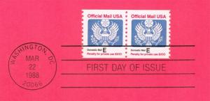 US #SP792 (O140) Official Mail USPS Souvenir Page