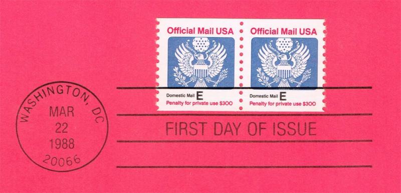 US #SP792 (O140) Official Mail USPS Souvenir Page