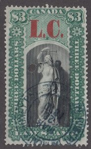 Canada Revenue QL12 Used Quebec Law Stamp