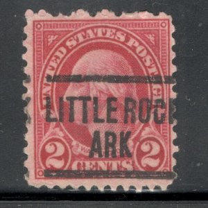 Sc # 634 ~ 2 cent Washington Issue, Precancel, LITTLE ROCK ARK