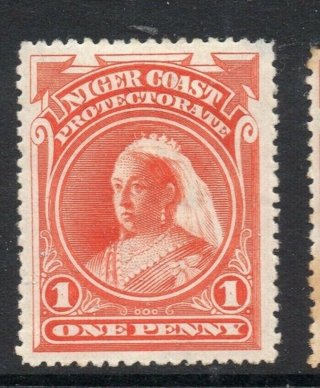 Niger Coast 1894-97 Early Issue Fine Mint Hinged 1d. 303803