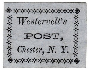 (I.B) US Local Post : Westervelt's Post (Chester)