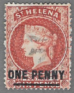 St. Helena (1871) - Scott # 12,   Used