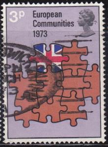 Great Britain 1973 SC #685 Britain as Part of European Community 3p. Used