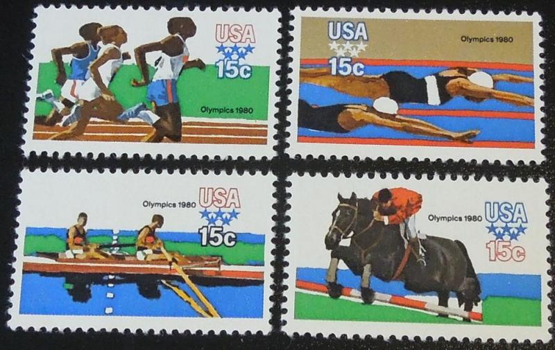 1979 15c Summer Olympics Scott 1791-1794 set of 4 Mint NH