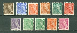 FRANCE 1939 MERCURY#353/368 PART SET MNH...$4.50