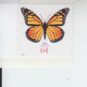 2010 USA Monarch Butterfly (Scott 4462) MNH