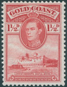 Gold Coast 1938 1½d scarlet Perf 12 SG122 unused