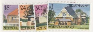 NORFOLK ISLAND #283-6 MINT NEVER HINGED COMPLETE