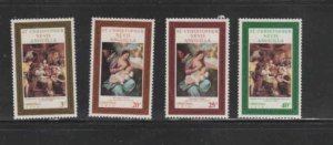 ST. KITTS- NEVIS #234-237 1970 CHRISTMAS MINT VF LH O.G bb