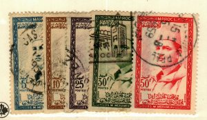 Morocco #1-2, 4-6 used