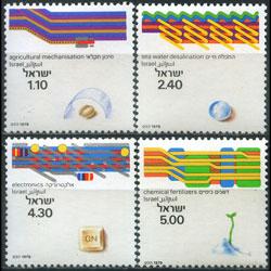 ISRAEL 1979 - Scott# 718-21 Technology Set of 4 NH