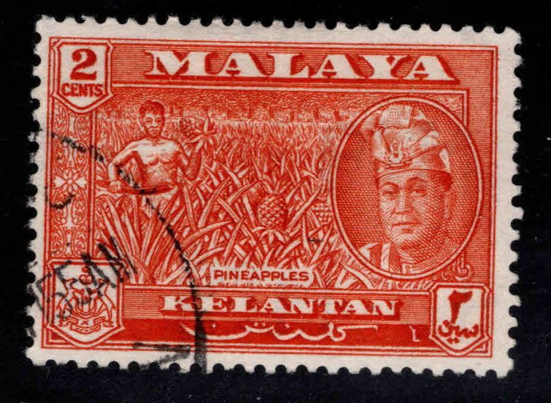 MALAYA Kelantan Scott 85 Used Sultan Yahya Petra stamp