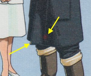 #1075 Canada 1985 mnh = RED and WHITE SPOTS = Freak/Error/Variety  [ec589]