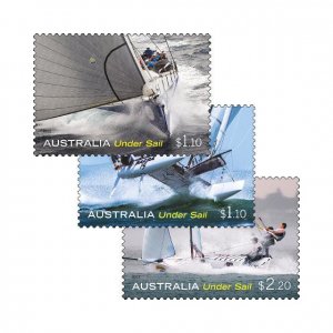 2022 Australia Under Sail (3)  (Scott 5409-11) MNH