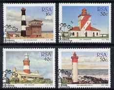 South Africa 1988 Lighthouses set of 4 fine used with spe...