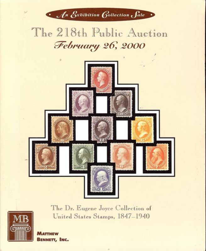 The 218th Public Auction - The Dr. Eugene Joyce Collectio...