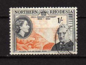 Rhodesia - Northern Rhodesia # 58 Used Stamp Higher Value Rhodesia