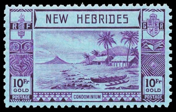 NEW HEBRIDES-BRITISH 61  Mint (ID # 101810)