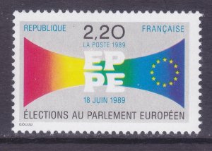 France 2142 MNH 1989 European Parliament Elections Issue Very Fine