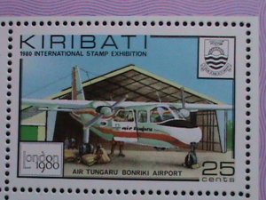 KIRIBATI-1980-SC#355a-LONDON INTERNATIONAL STAMP SHOW-MNH-SHEET-VERY FINE