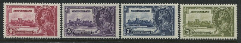 Newfoundland KGV 1935 Silver Jubilee set of 4 unmounted mint NH 