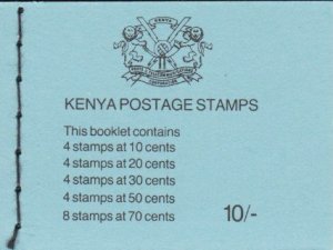 Kenya # 247, 248, 249, 251 & 252, Complete Booklet, 1/2 Cat.