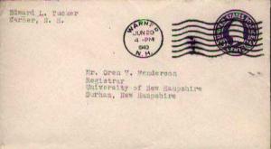 United States, Postal Stationery, New Hampshire