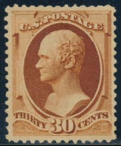 #217 (ORANGE BROWN) VF+ OG LH CV $325.00 BQ9131