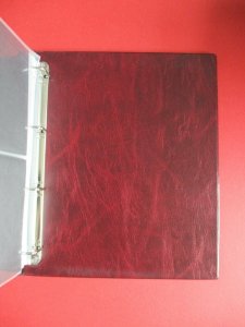 Royal Mail Brown First Day Cover Album with 20 Inner Sleeves Holds 80 Items Used