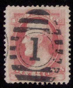 US Sc 159 Used Lincoln Dull Pink Shade VF/XF