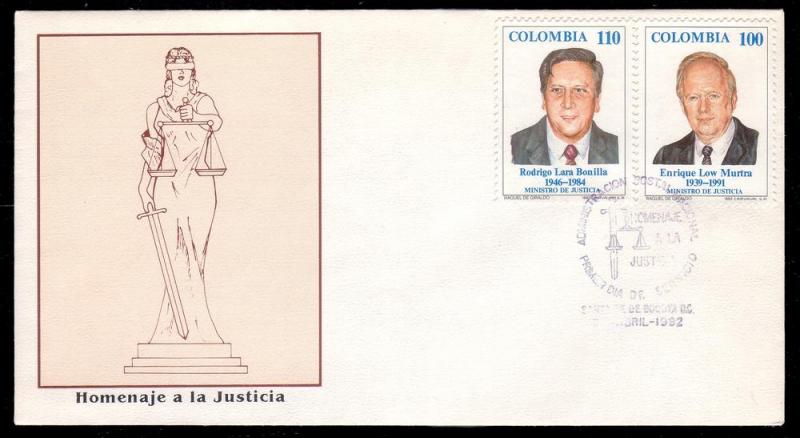 Colombia 1048 - 1049 FDC